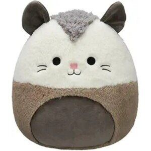 Squishmallows FuzzAMallow Official 12" LUANNE The Grey and White Possum Rare